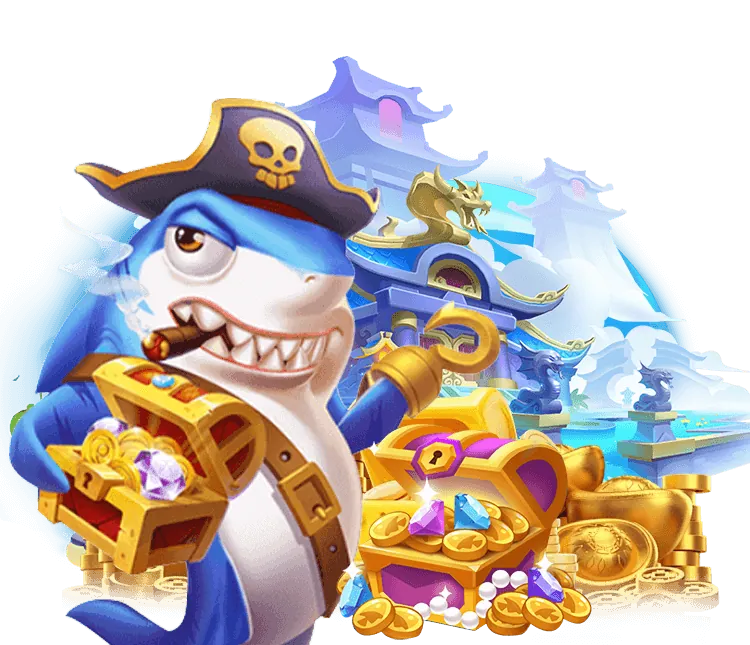 product fishing pirate shark treasure chest coin g ayf